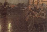 Anders Zorn In a Brewery oil painting on canvas
